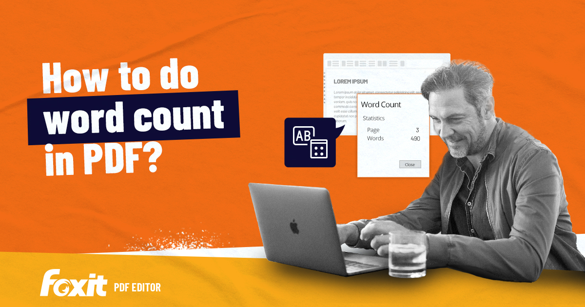 How to do word count in PDF? Foxit Software
