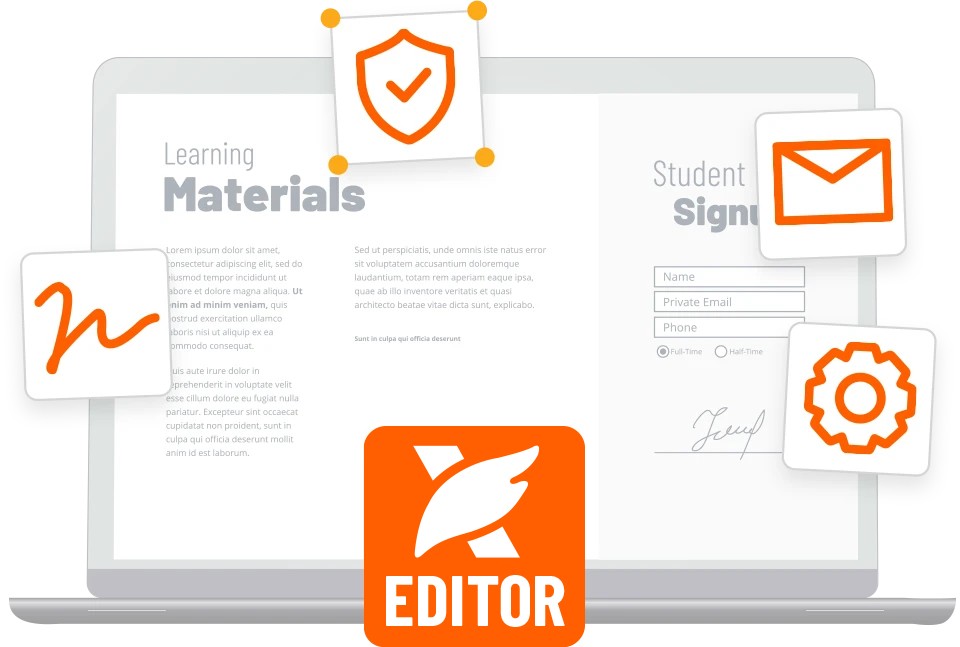 Principais recursos do editor