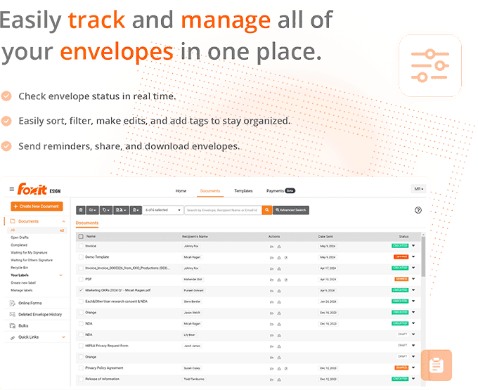 Comprehensive Document Tracking