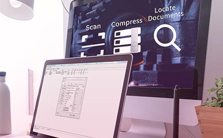 Scan, Compress, and Locate Documents